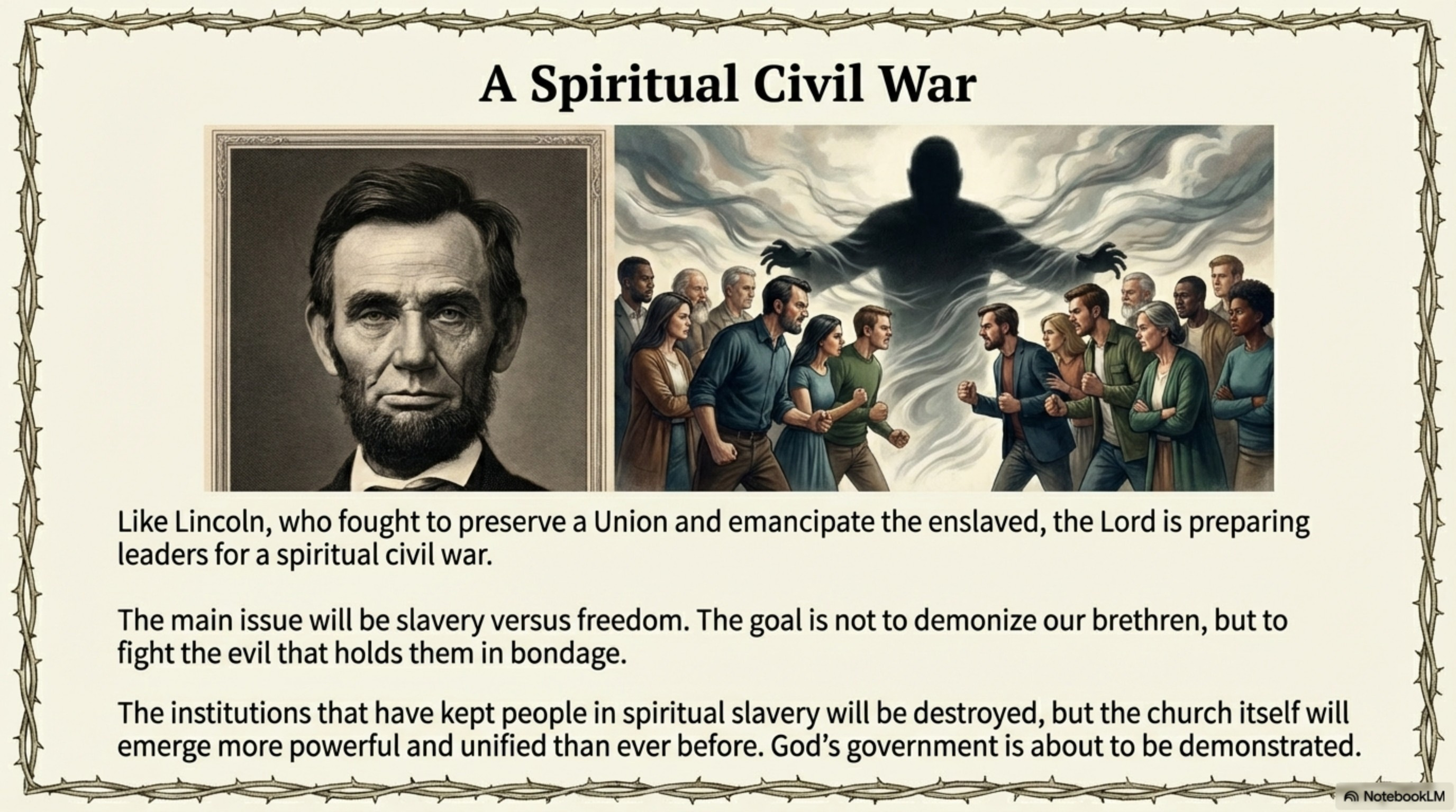 Image extracted from The Vision of the Great Conflict